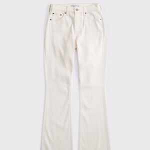 Abercrombie & Fitch Women's High Rise Jeans - Cream
